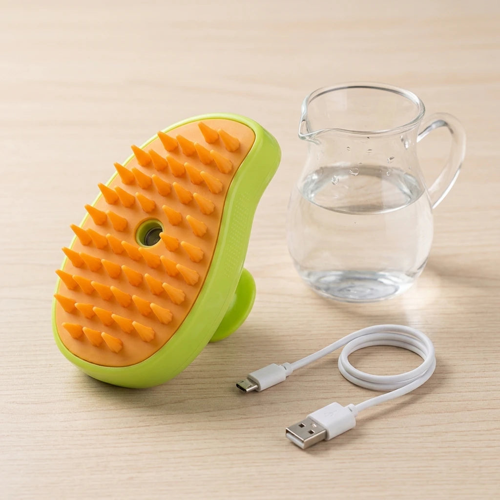 Cepillo a vapor para mascotas