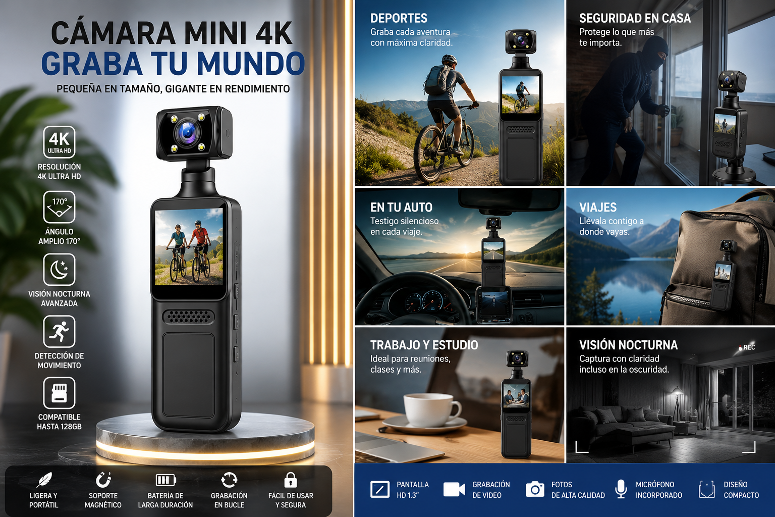 Camara Body Portatil M12